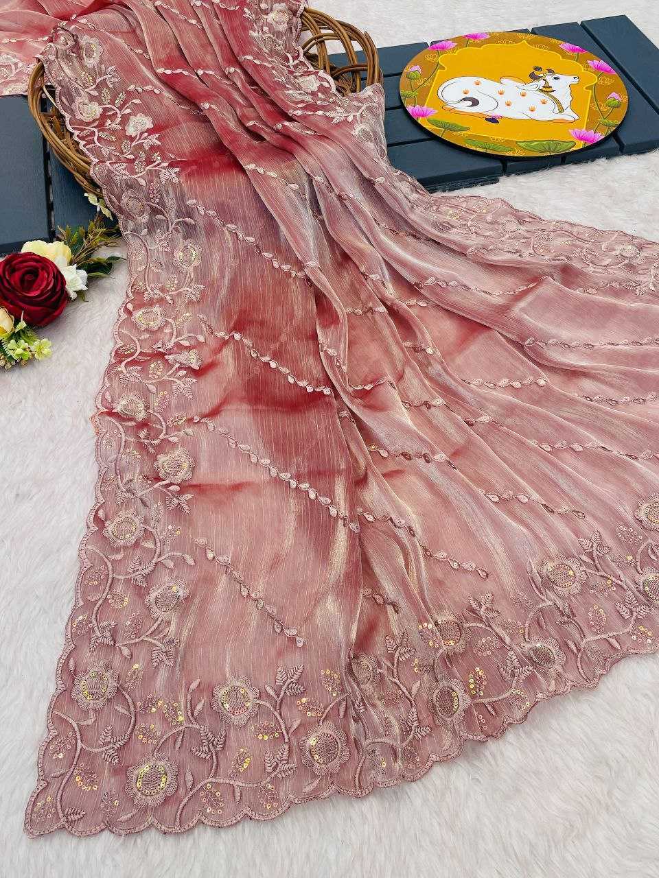 Ynf Burberry Silk KESH486 659 Silk Sarees Wedding Collections Festive Collections Wholesale Party Wear Silk Sarees Designer Silk Sarees Silk Sarees With Blouse Manufacturer