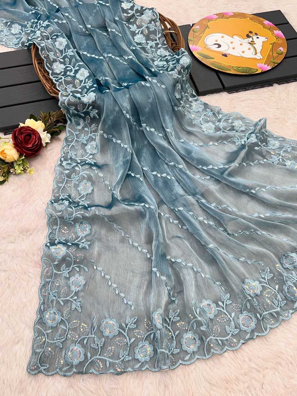 Ynf Burberry Silk KESH486 659 Silk Sarees Wedding Collections Festive Collections Wholesale Party Wear Silk Sarees Designer Silk Sarees Silk Sarees With Blouse Manufacturer