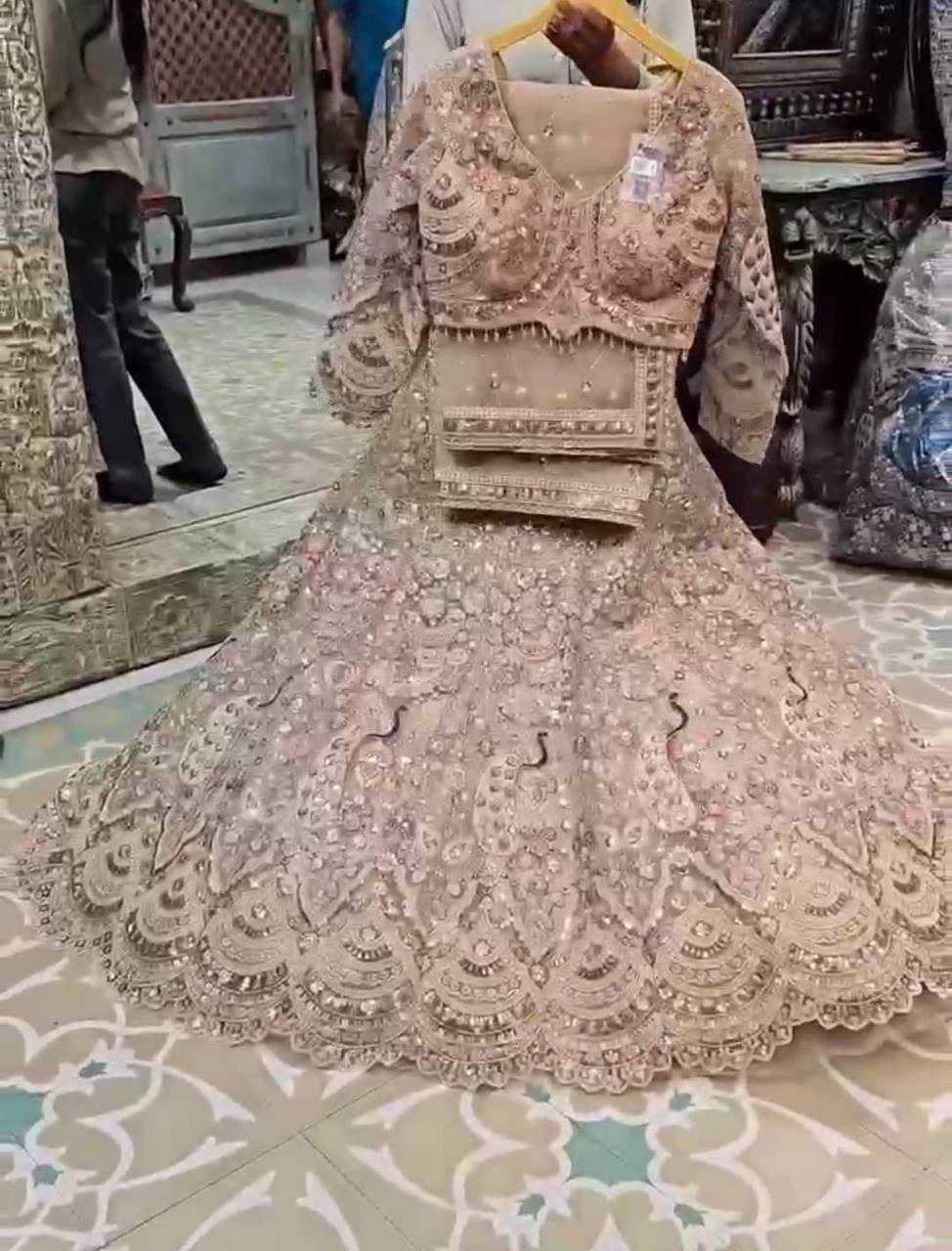 Ynf Butterfly Net RIN108 1676 Lehengas Wedding Collections Wholesale Sequins Lehenga Engagement Outfits Manufacturer