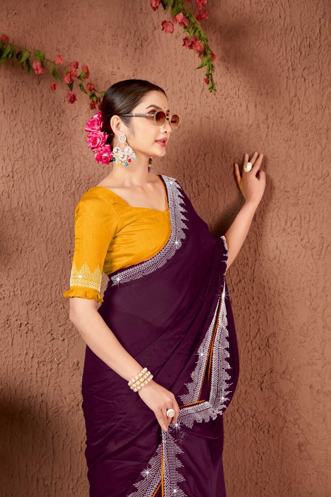 Ynf Chiffon KESH514 111 Sarees Wholesale Designer Sarees Party Wear Sarees Fancy Sarees Manufacturer