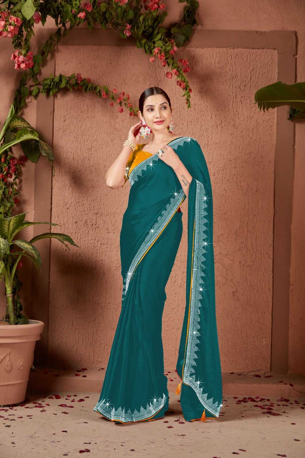 Ynf Chiffon KESH514 111 Sarees Wholesale Designer Sarees Party Wear Sarees Fancy Sarees Manufacturer