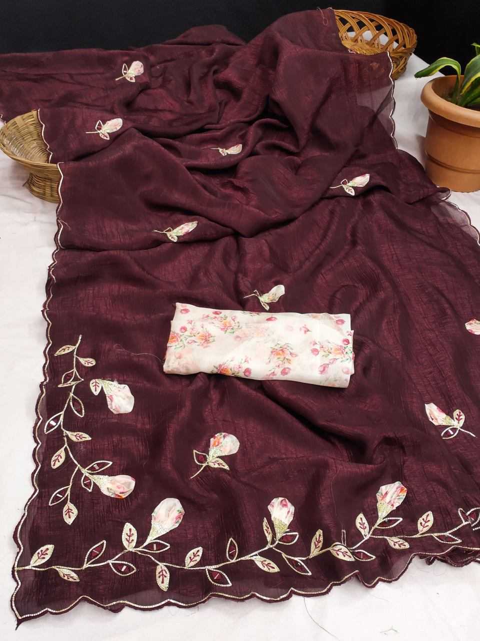 Ynf Chiffon KESH514 126 Sarees Wholesale Designer Sarees Party Wear Sarees Fancy Sarees Manufacturer