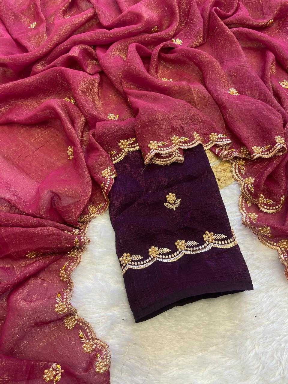 Ynf Chiffon KESH514 140 Sarees Wholesale Designer Sarees Chiffon Sarees Embroidered Sarees Manufacturer
