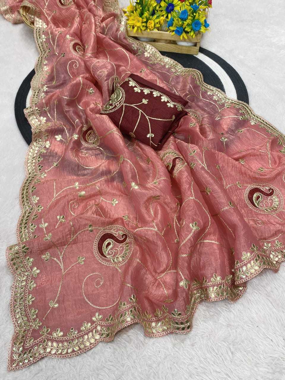Ynf Chiffon KESH514 154 Sarees Wedding Collections Festive Collections Wholesale Chiffon Sarees Embroidered Sarees Sarees With Blouse Manufacturer