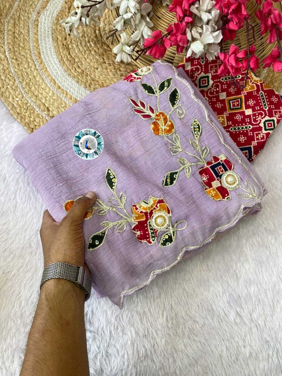 Ynf Chiffon RIN128 bandhani Sarees Wedding Collections Festive Collections Wholesale Designer Sarees Chiffon Sarees Wedding Outfits Manufacturer