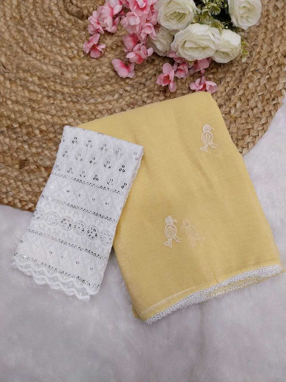 Ynf Chiffon RIN171 Anvita Sarees Wedding Collections Festive Collections Wholesale Chiffon Sarees Embroidered Sarees Sarees With Blouse Manufacturer