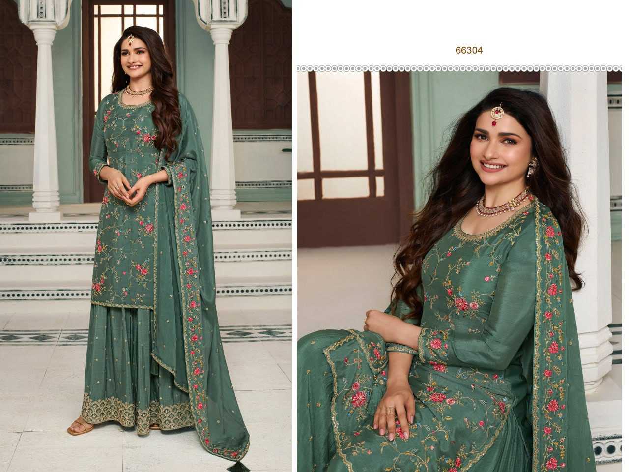 Ynf Chinon KESH504 6630 Suits & Dresses Wholesale Ladies Suits Embroidery Suits Palazzo Suit Party wear suits Manufacturer
