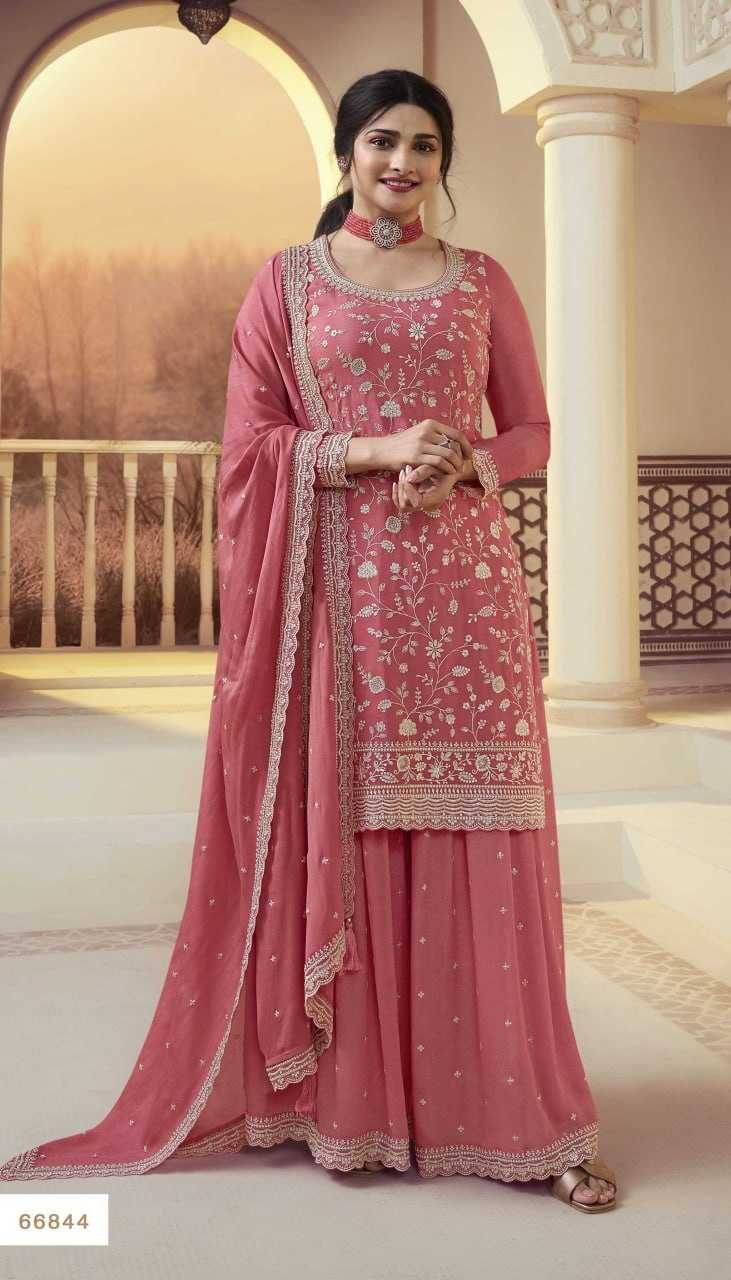 Ynf Chinon KESH504 66841 Suits & Dresses Wholesale Ladies Suits Embroidery Suits Palazzo Suit Party wear suits Manufacturer