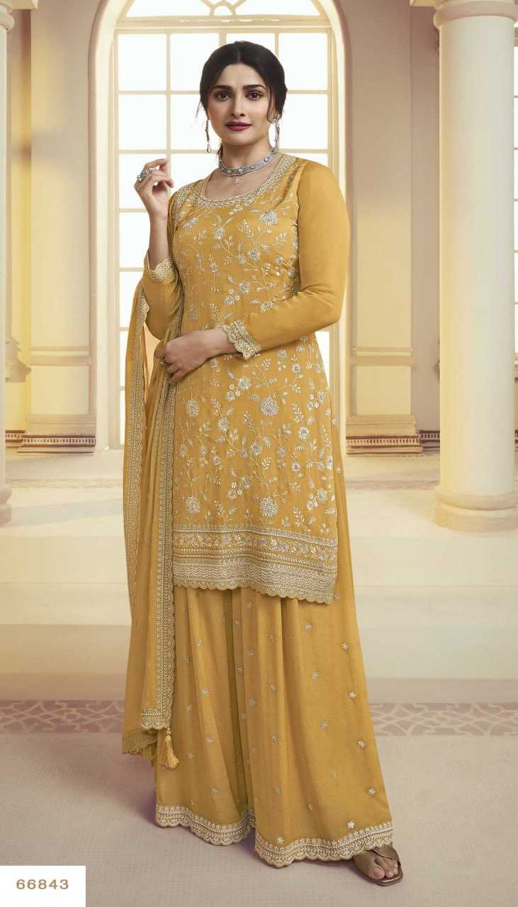 Ynf Chinon KESH504 66841 Suits & Dresses Wholesale Ladies Suits Embroidery Suits Palazzo Suit Party wear suits Manufacturer