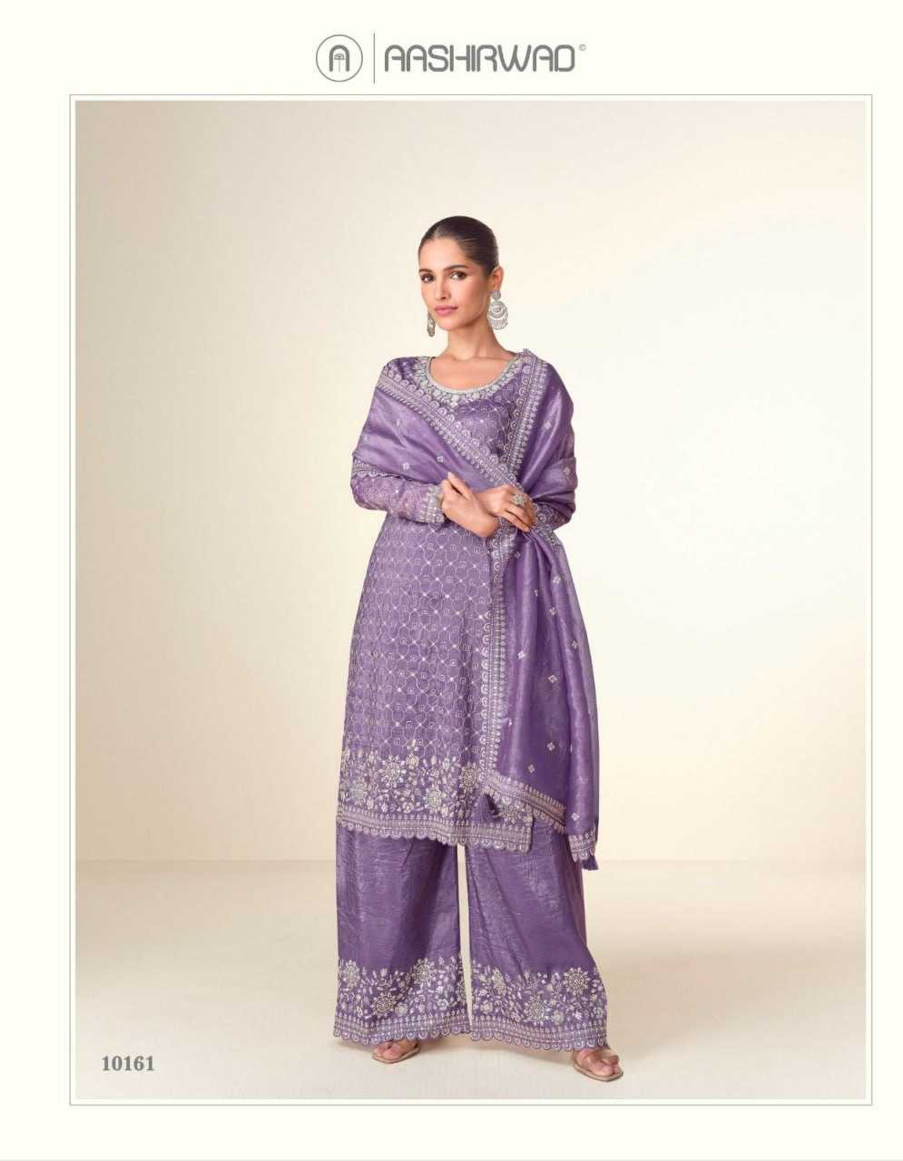 Ynf Chinon KESH504 ISHITAA Suits & Dresses Wholesale Ladies Suits Embroidery Suits Palazzo Suit Manufacturer