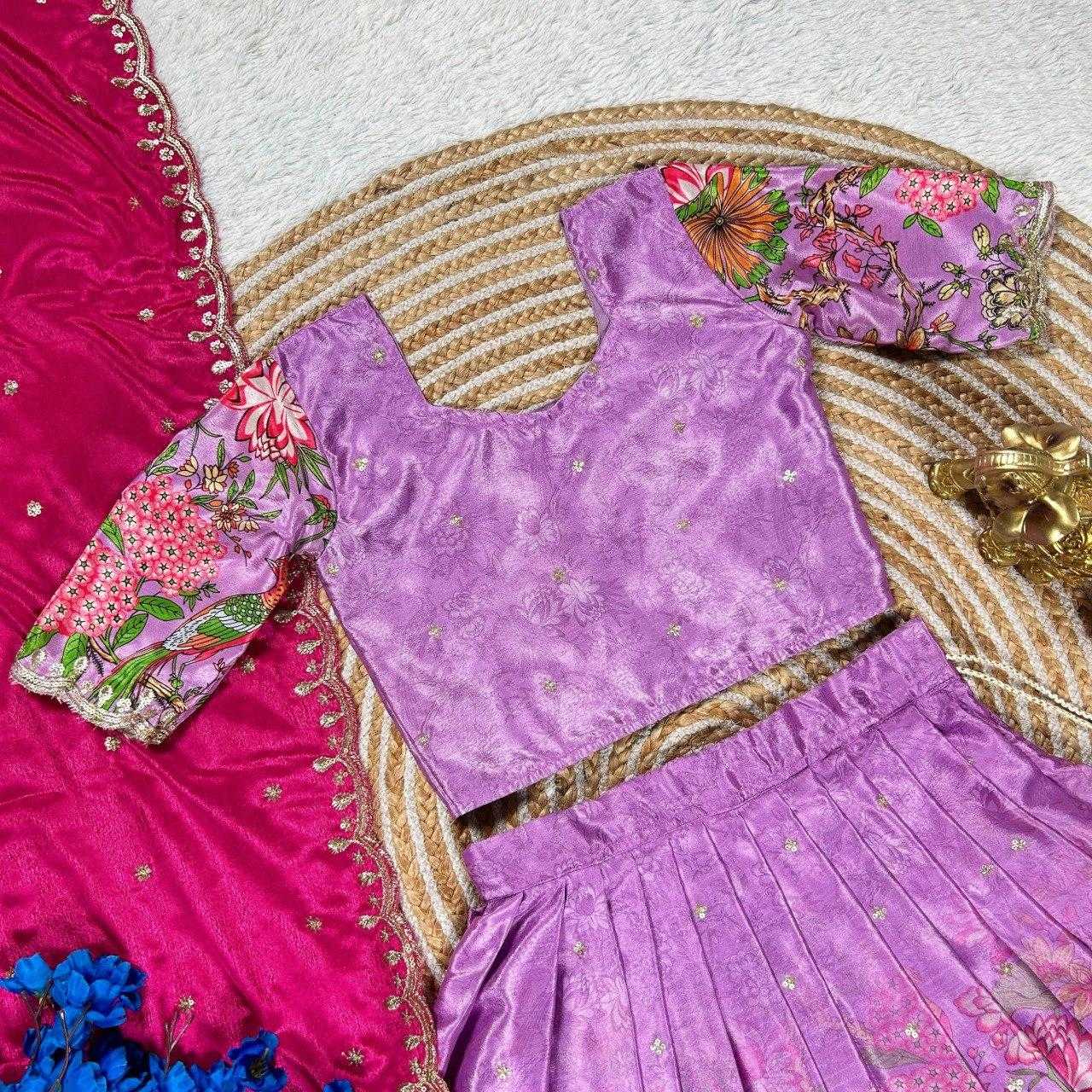 Ynf Chinon KESH505 301 Kids Wear Wholesale Kids Lehenga Kids Lehenga Choli Baby Girl Lehenga Manufacturer