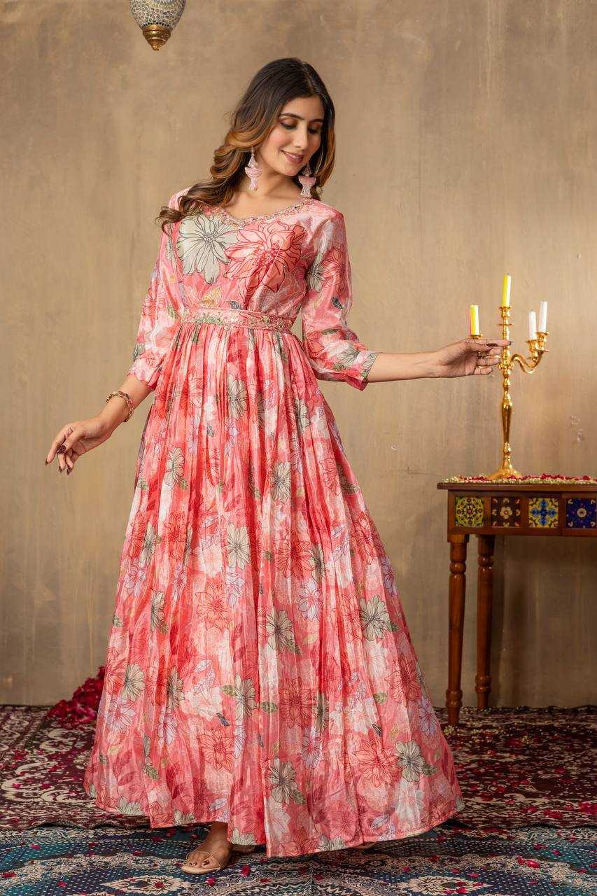Ynf Chinon RIN112 104 Gowns Wholesale Fancy Gowns Party Gowns Designer Gowns Manufacturer