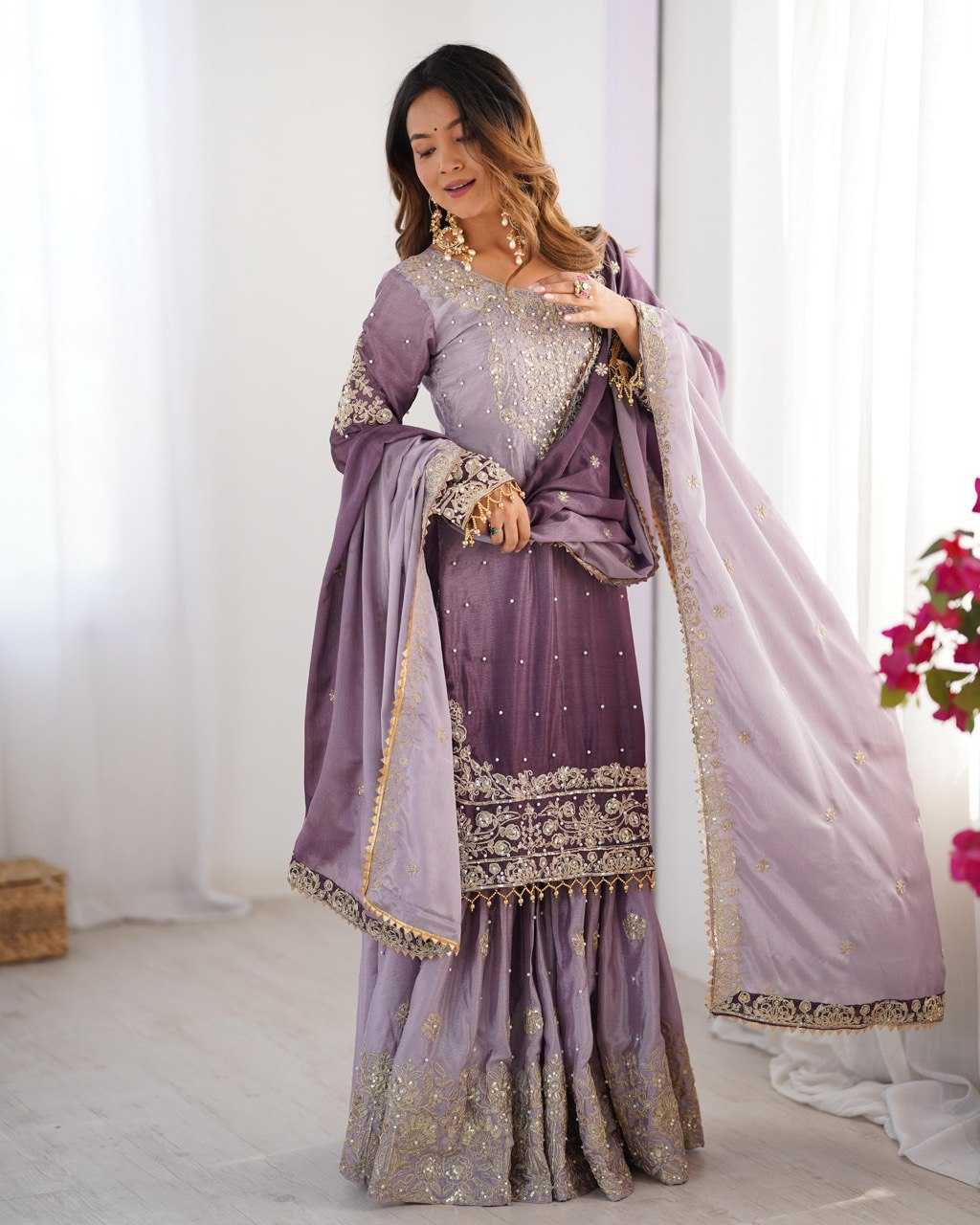Ynf Chinon RIN133 01 Suits & Dresses Wholesale Ladies Suits Designer Suits Silk Suits Manufacturer