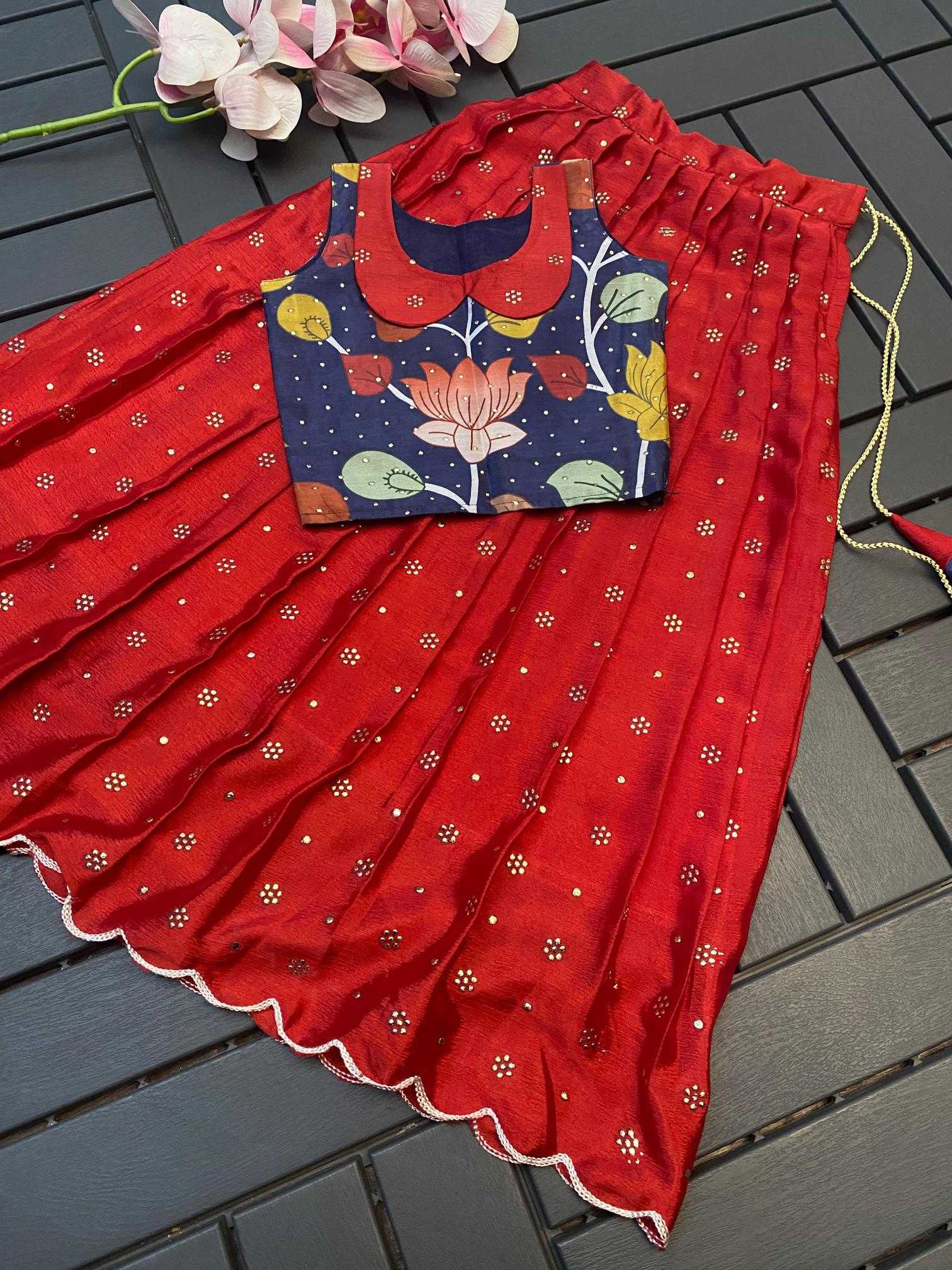 Ynf Chinon Silk KESH493 Pongal Kids Wear Wholesale Kids Lehenga Kids Lehenga Choli Baby Girl Lehenga Manufacturer