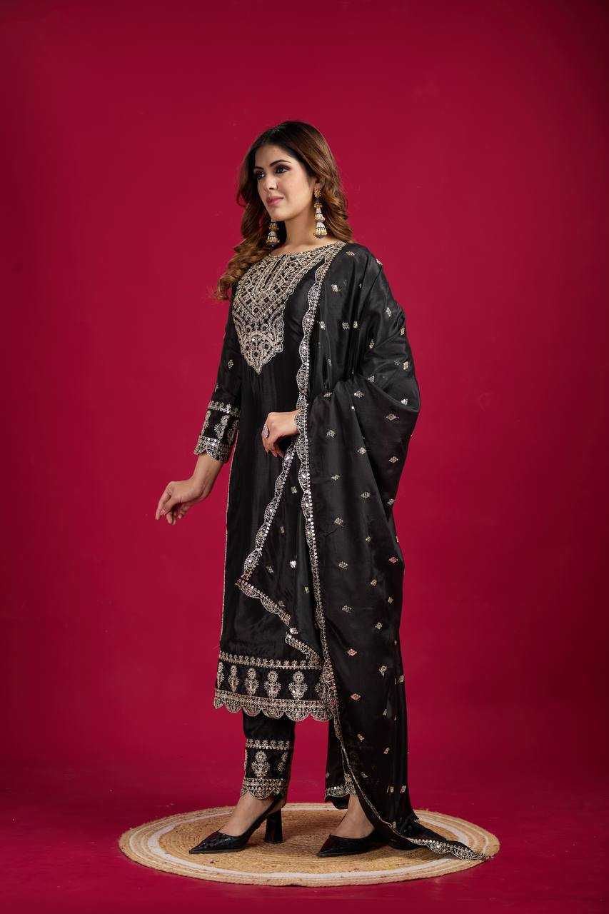Ynf Chinon Silk KESH499 5001 Suits & Dresses Wholesale Ladies Suits Embroidery Suits Party wear suits Manufacturer