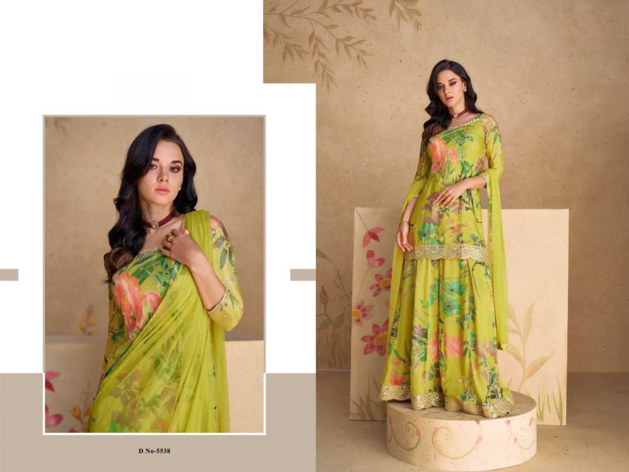 Ynf Chinon Silk KESH504 5538 Suits & Dresses Wedding Collections Festive Collections Wholesale Printed Suits Embroidery Suits Ladies Silk Suit Manufacturer