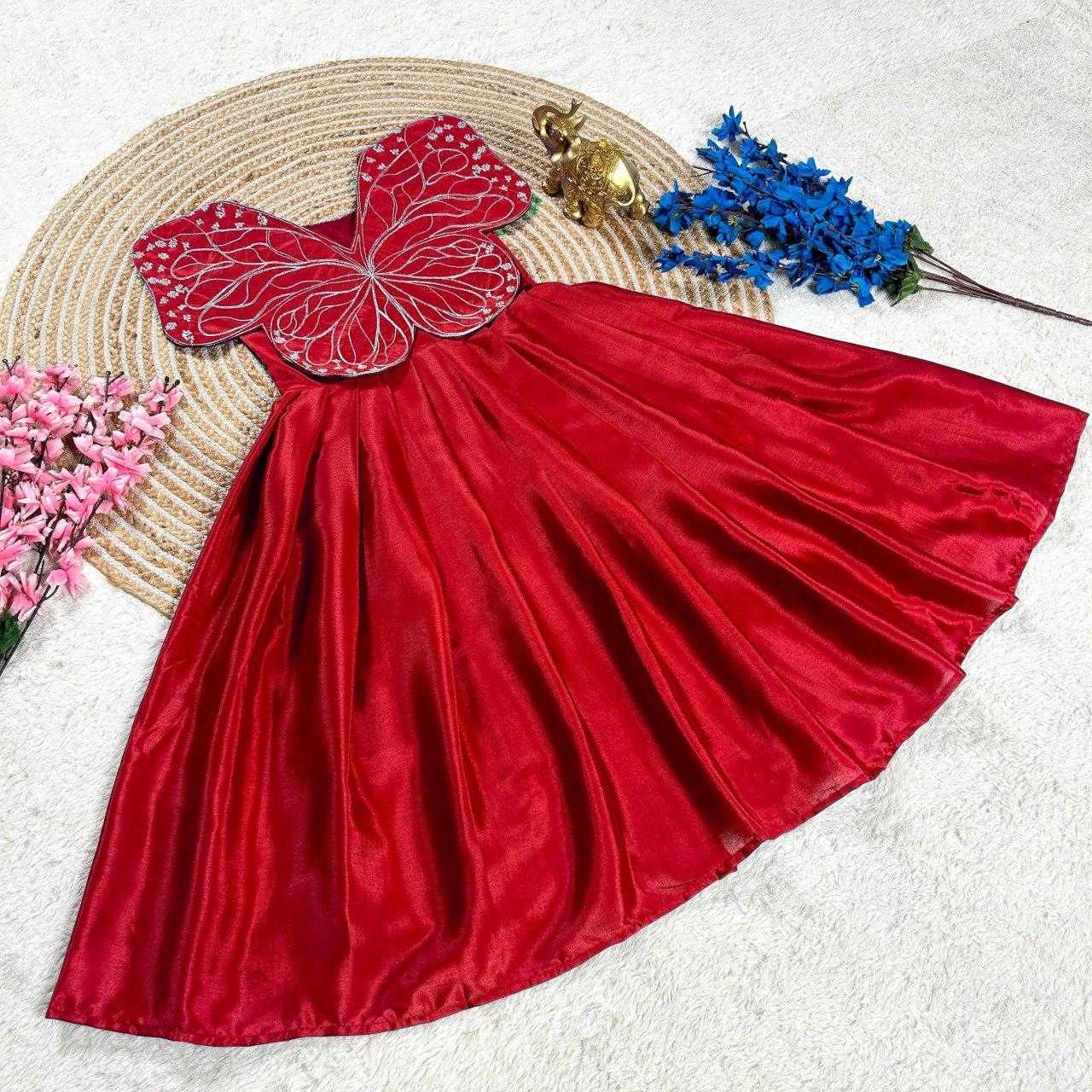 Ynf Chinon Silk KESH505 333 Kids Wear Wholesale Kids Gown Kids Ethnic Gowns Manufacturer
