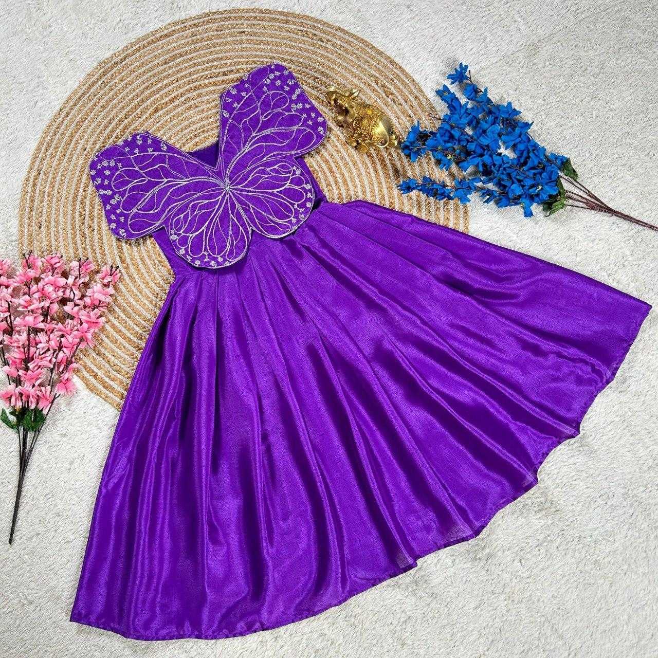 Ynf Chinon Silk KESH505 333 Kids Wear Wholesale Kids Gown Kids Ethnic Gowns Manufacturer