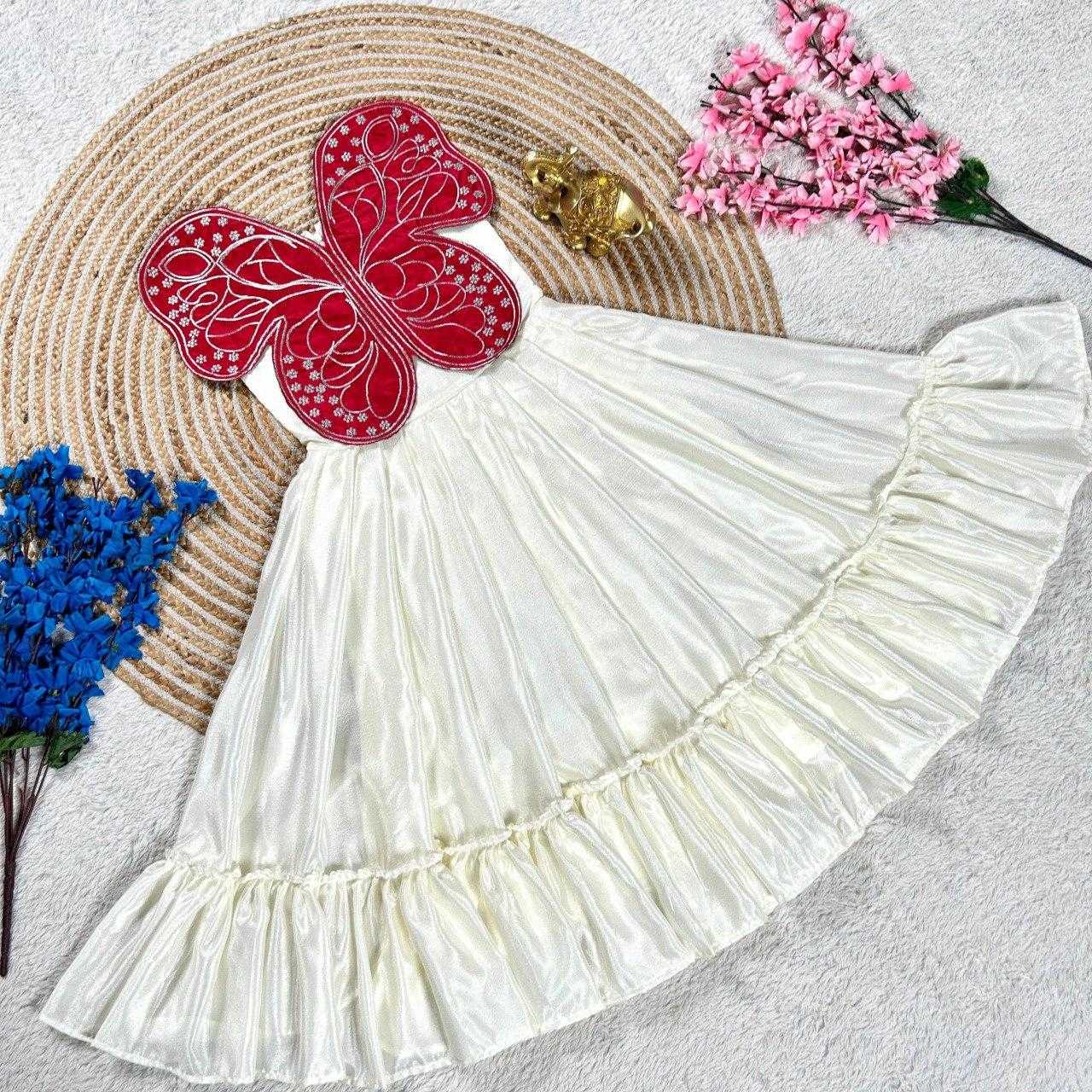 Ynf Chinon Silk KESH505 339 Kids Wear Wholesale Kids Gown Kids Ethnic Gowns Manufacturer