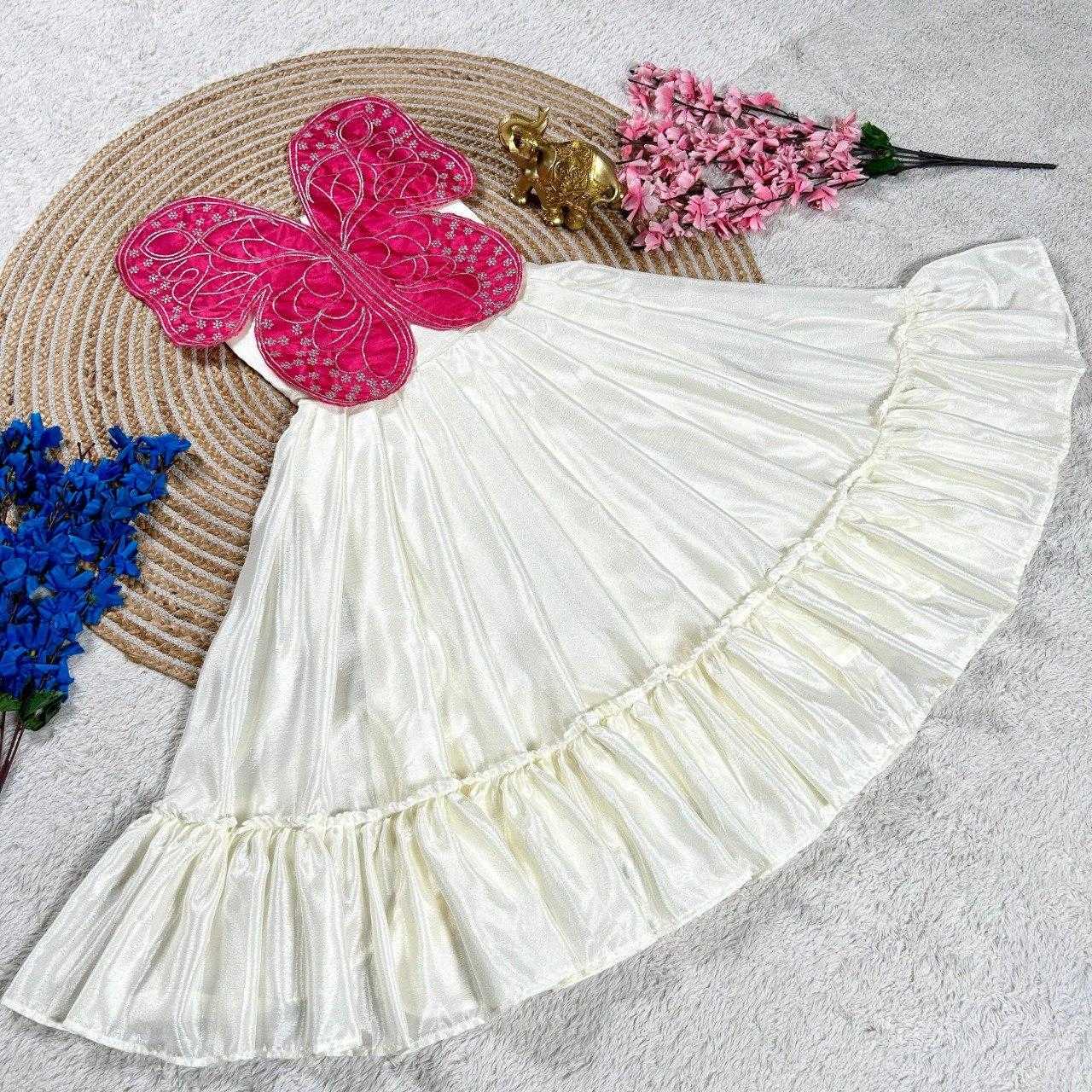 Ynf Chinon Silk KESH505 339 Kids Wear Wholesale Kids Gown Kids Ethnic Gowns Manufacturer