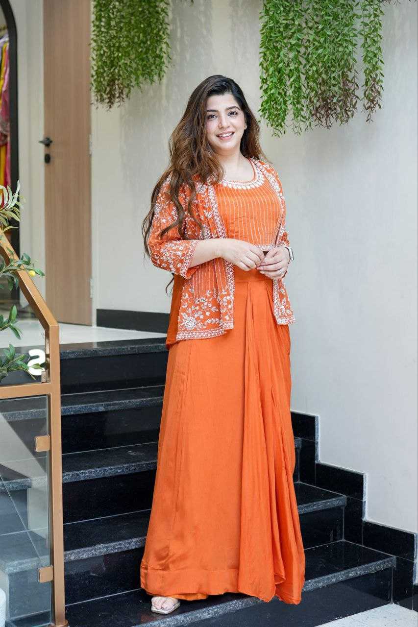 Ynf Chinon Silk KESH516 9272 Suits & Dresses Wholesale Embroidery Suits Party Wear Dresses Manufacturer