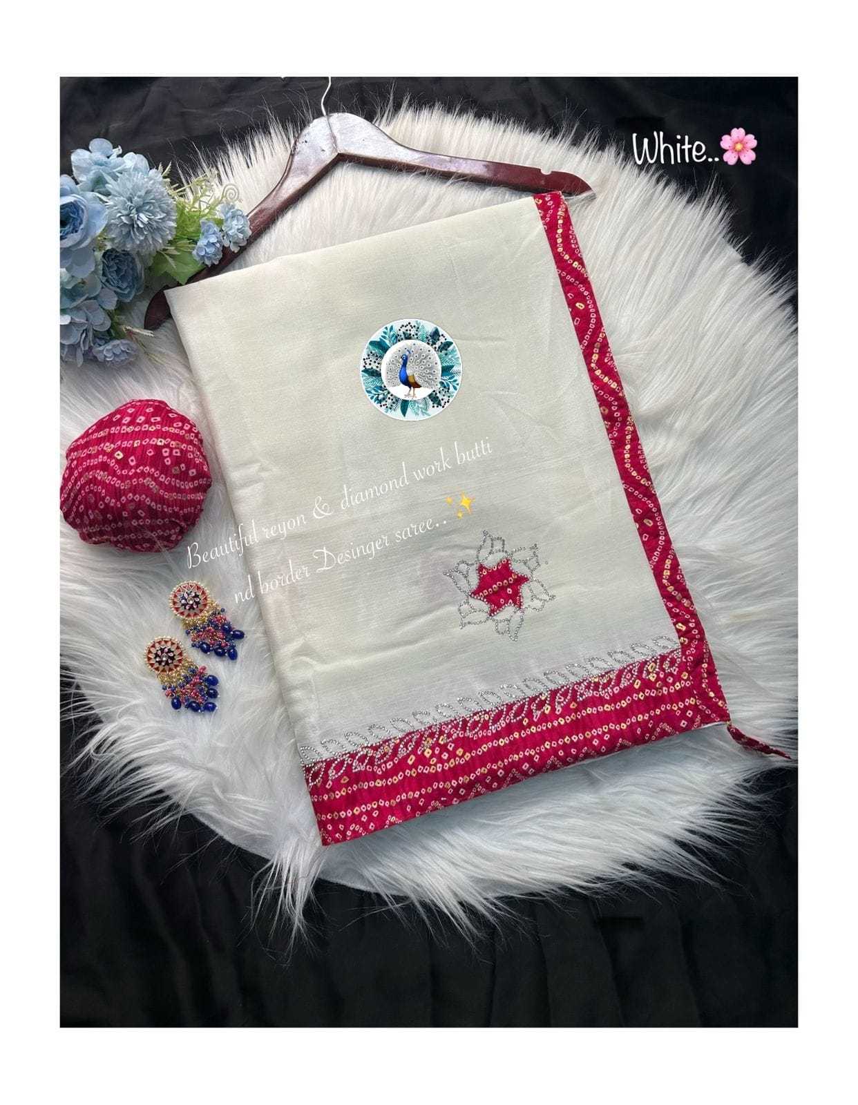 Ynf Chinon Silk RIN128 White-yellow Silk Sarees Wedding Collections Festive Collections Wholesale Party Wear Silk Sarees Designer Silk Sarees Silk Sarees For Weddings Manufacturer