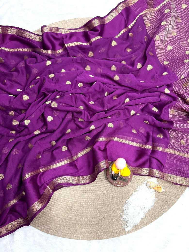 Ynf Chinon Silk RIN178 weaving Chinnon Sarees Wedding Collections Wholesale Designer Sarees Zari Border Sarees Wedding Outfits Manufacturer