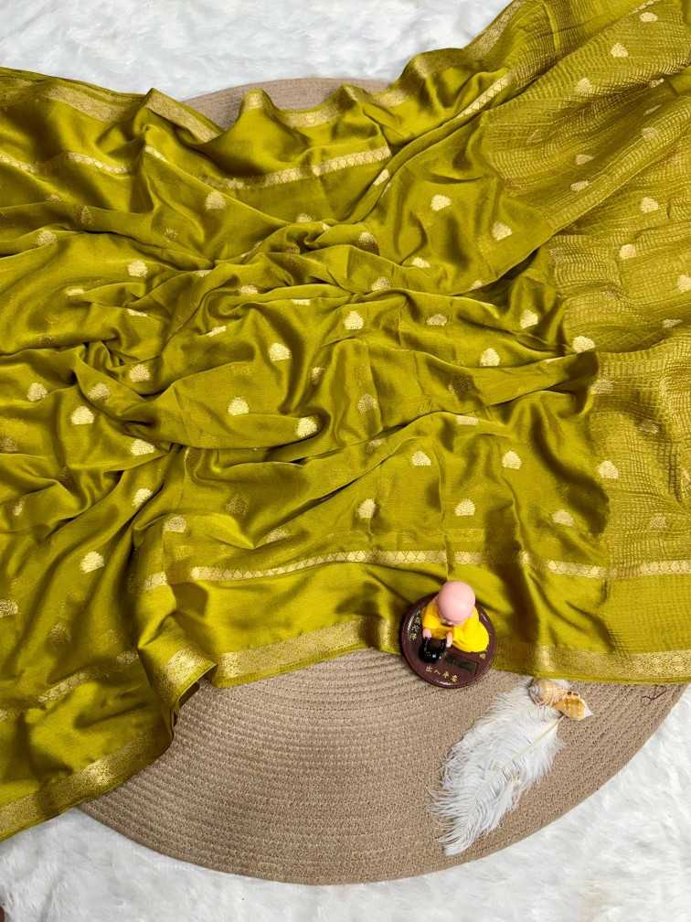 Ynf Chinon Silk RIN178 weaving Chinnon Sarees Wedding Collections Wholesale Designer Sarees Zari Border Sarees Wedding Outfits Manufacturer