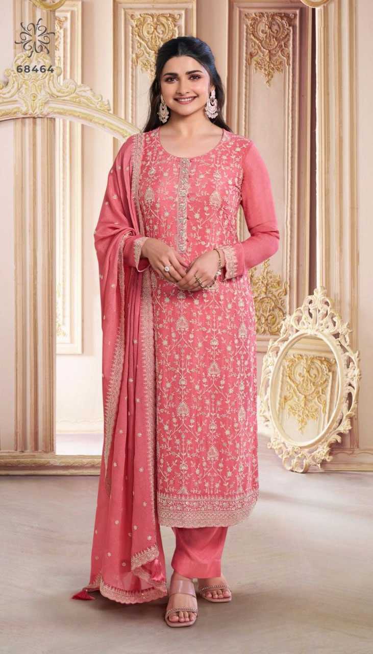 Ynf Chinon Suits & Dresses Wholesale Ladies Suits Zari Work Suit Embroidered Suits Manufacturer