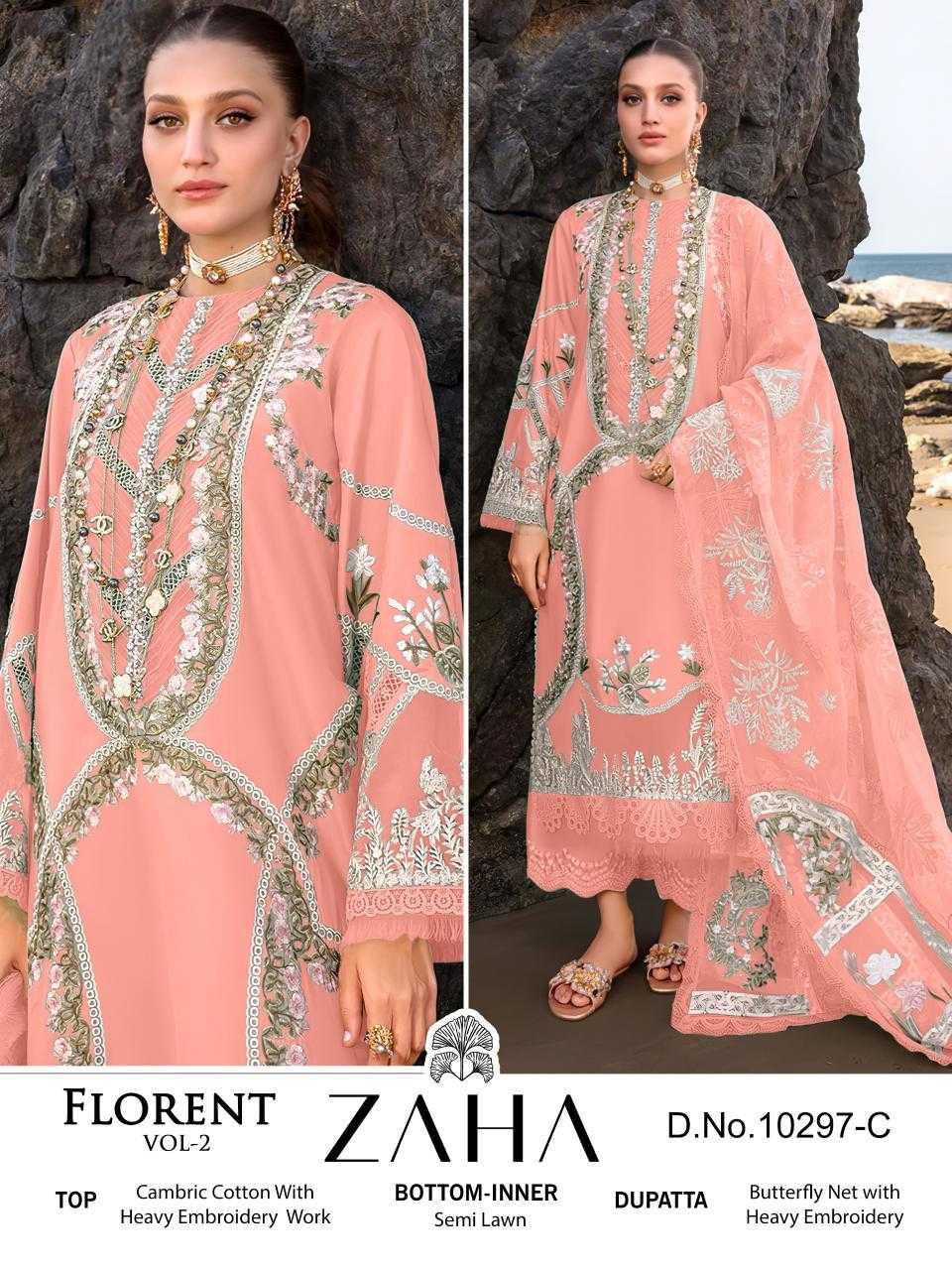Ynf Cotton Cambric KESH444 10297 Suits & Dresses Wedding Collections Wholesale Embroidery Suits Cotton Suits Designer Suits Manufacturer