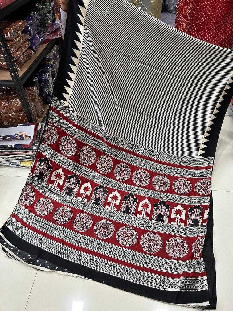Ynf Cotton KESH437 Hand-Painted Sarees Wedding Collections Festive Collections Wholesale Cotton Linen Sarees Ajrakh Sarees Hand Work Sarees Manufacturer