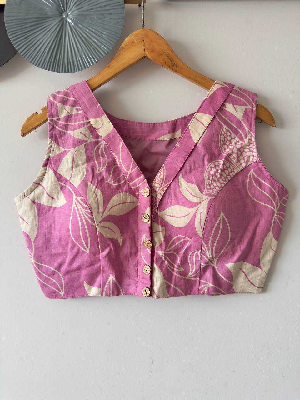 Ynf Cotton KESH437 Handicrafts Readymade Blouses Wholesale Blouse Cotton Blouse Party Wear Blouse Manufacturer