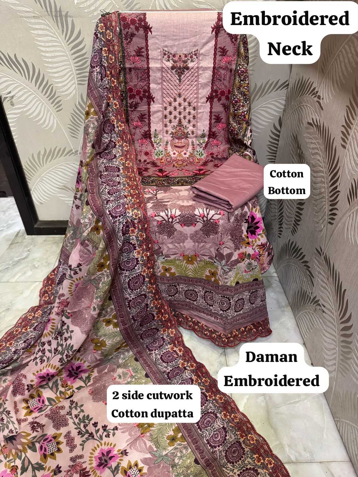 Ynf Cotton KESH444 BIN SAEED Suits & Dresses Wedding Collections Festive Collections Wholesale Printed Suits Embroidery Suits Cotton Suits Manufacturer