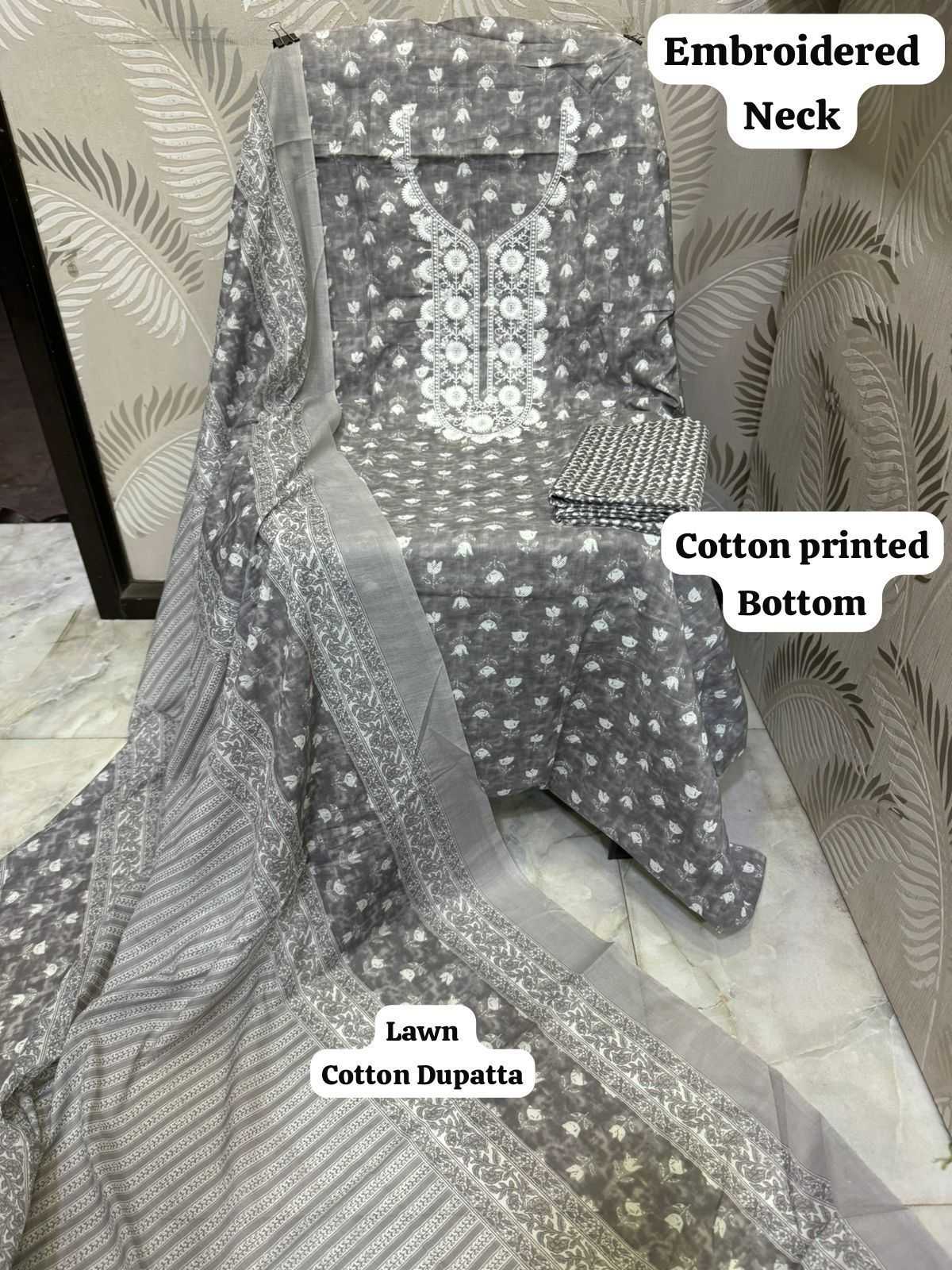 Ynf Cotton KESH444 Sequence Suits & Dresses Wedding Collections Festive Collections Wholesale Embroidery Suits Cotton Suits Designer Suits Manufacturer