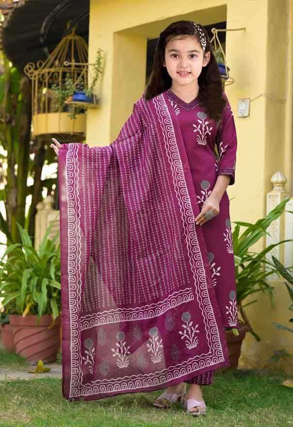 Ynf Cotton KESH461 96 Western Wears Kids Wear Festive Collections Wholesale Kids Frocks Girls Cotton Frocks Ethnic Dresses For Kids Manufacturer