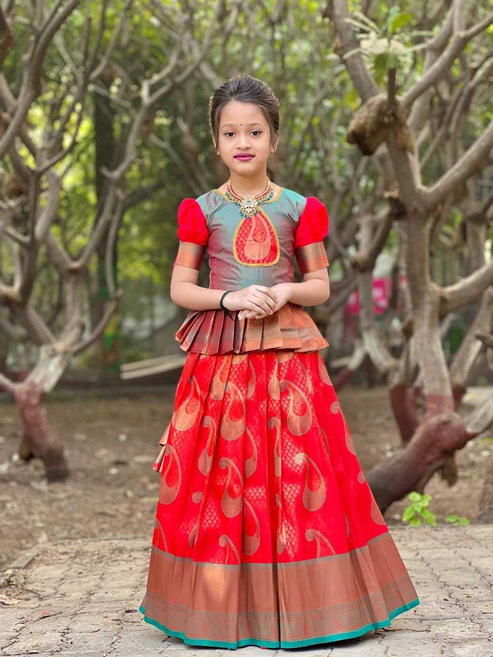 Ynf Cotton KESH461 97 Kids Wear Wholesale Kids Lehenga Kids Ghagra Choli Kids Festive Wear Manufacturer