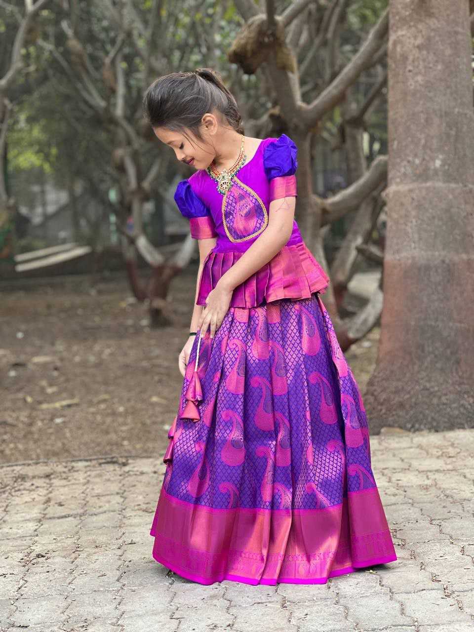 Ynf Cotton KESH461 97 Kids Wear Wholesale Kids Lehenga Kids Ghagra Choli Kids Festive Wear Manufacturer
