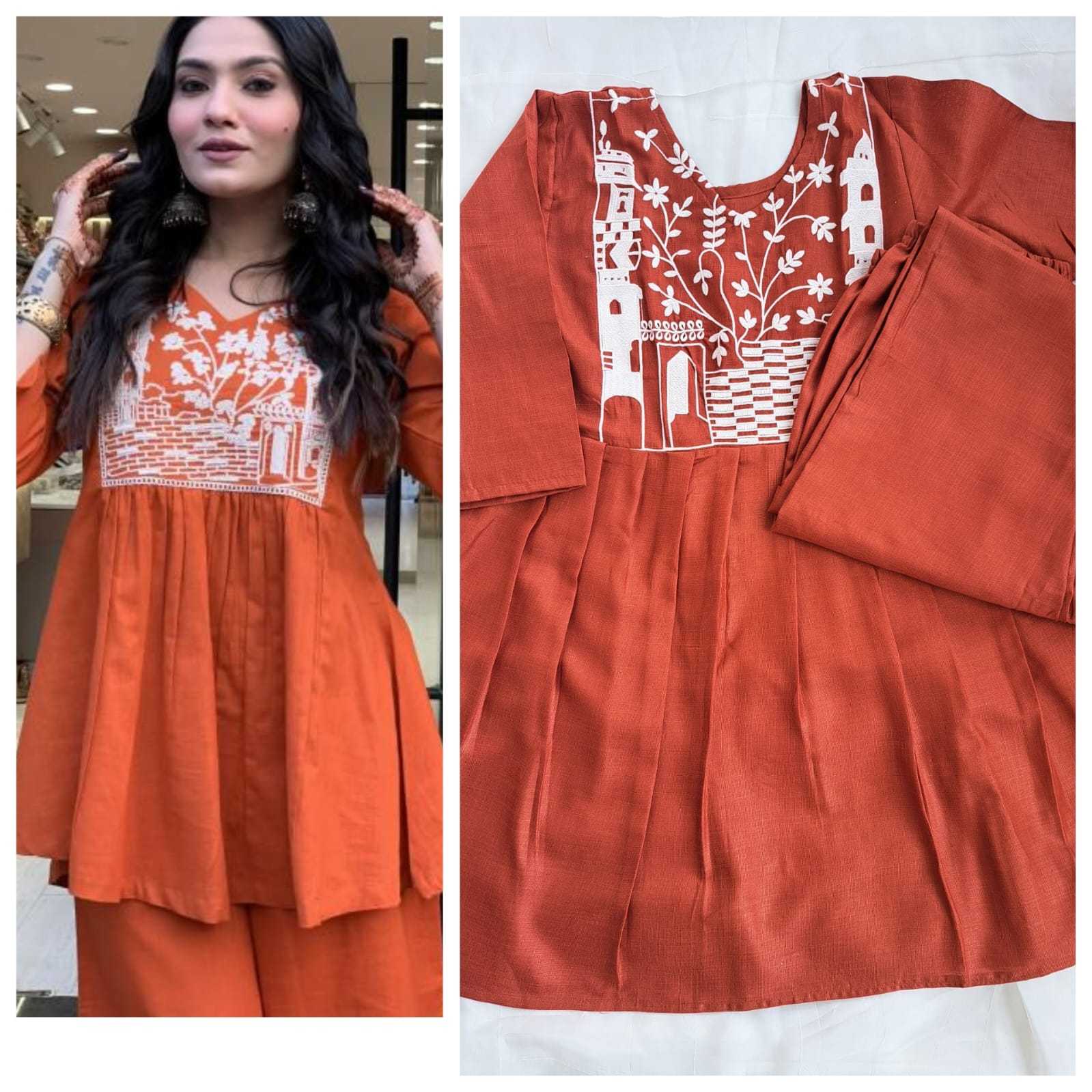 Ynf Cotton KESH502 1009 Kurti Wholesale Short Kurtis Cotton Kurtis Embroidered Kurtis Manufacturer