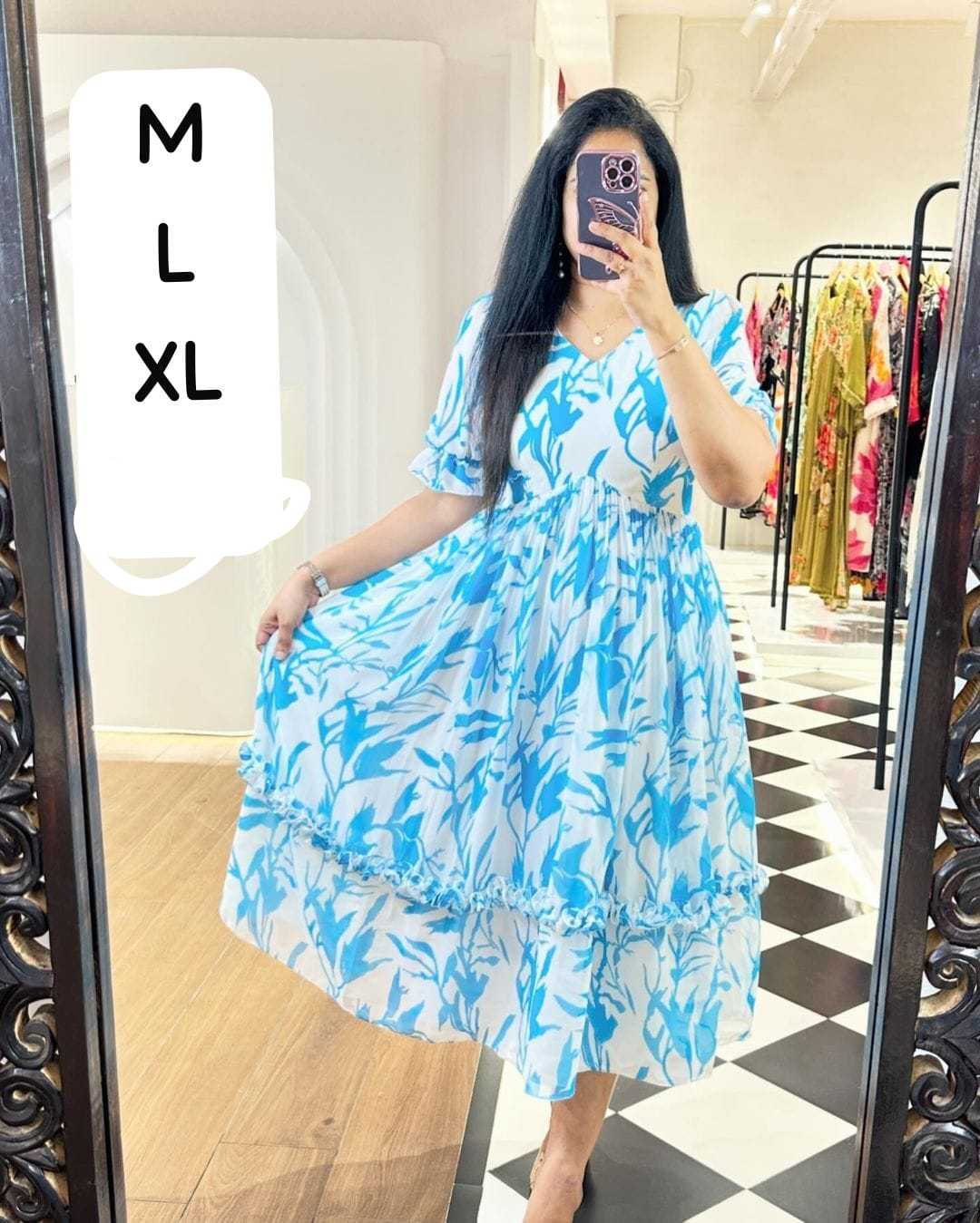 Ynf Cotton KESH502 FROCKS Gowns Wholesale Printed Gowns Wedding Gown Designer Gowns Manufacturer