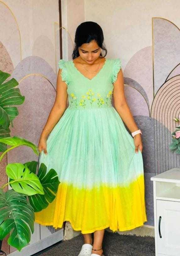 Ynf Cotton KESH505 356 Gowns Wholesale Printed Gowns Fancy Gowns Long Gowns Manufacturer