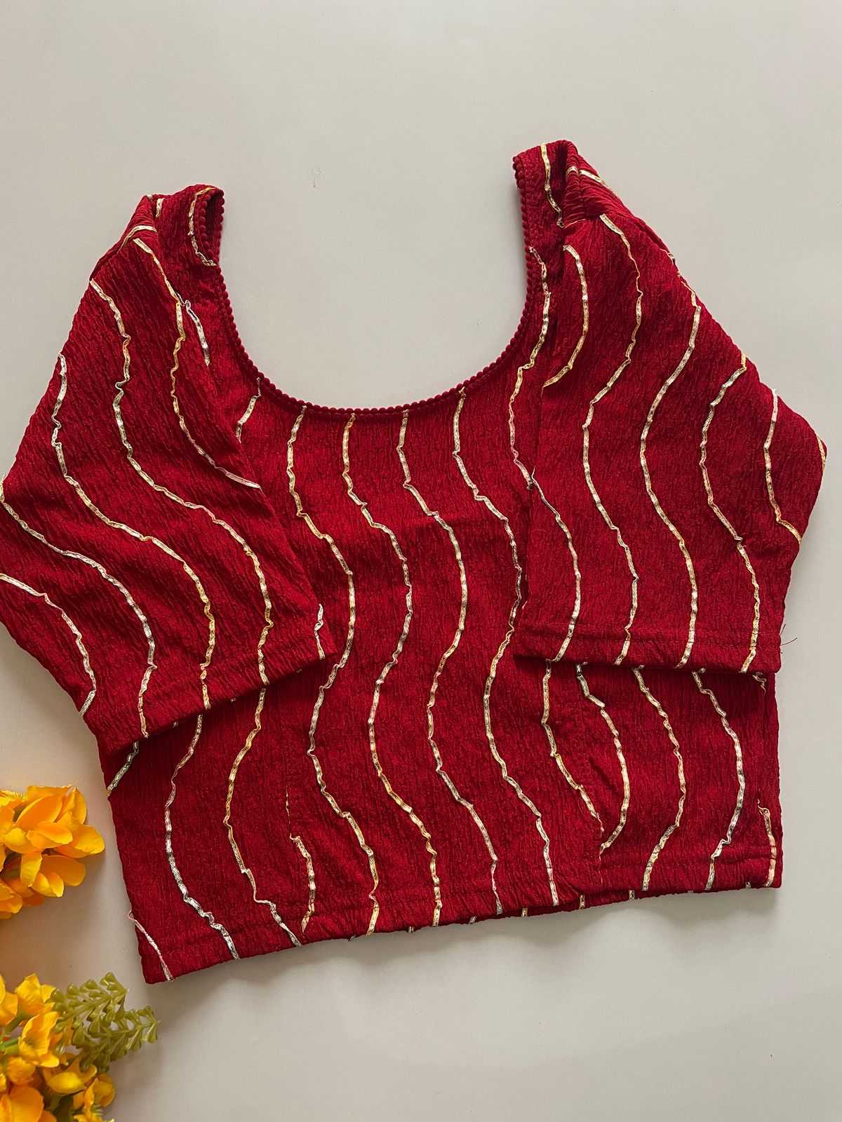 Ynf Cotton Lycra KESH426 GOTTA Readymade Blouses Wholesale Designer Blouse Cotton Blouse Party Wear Blouse Manufacturer