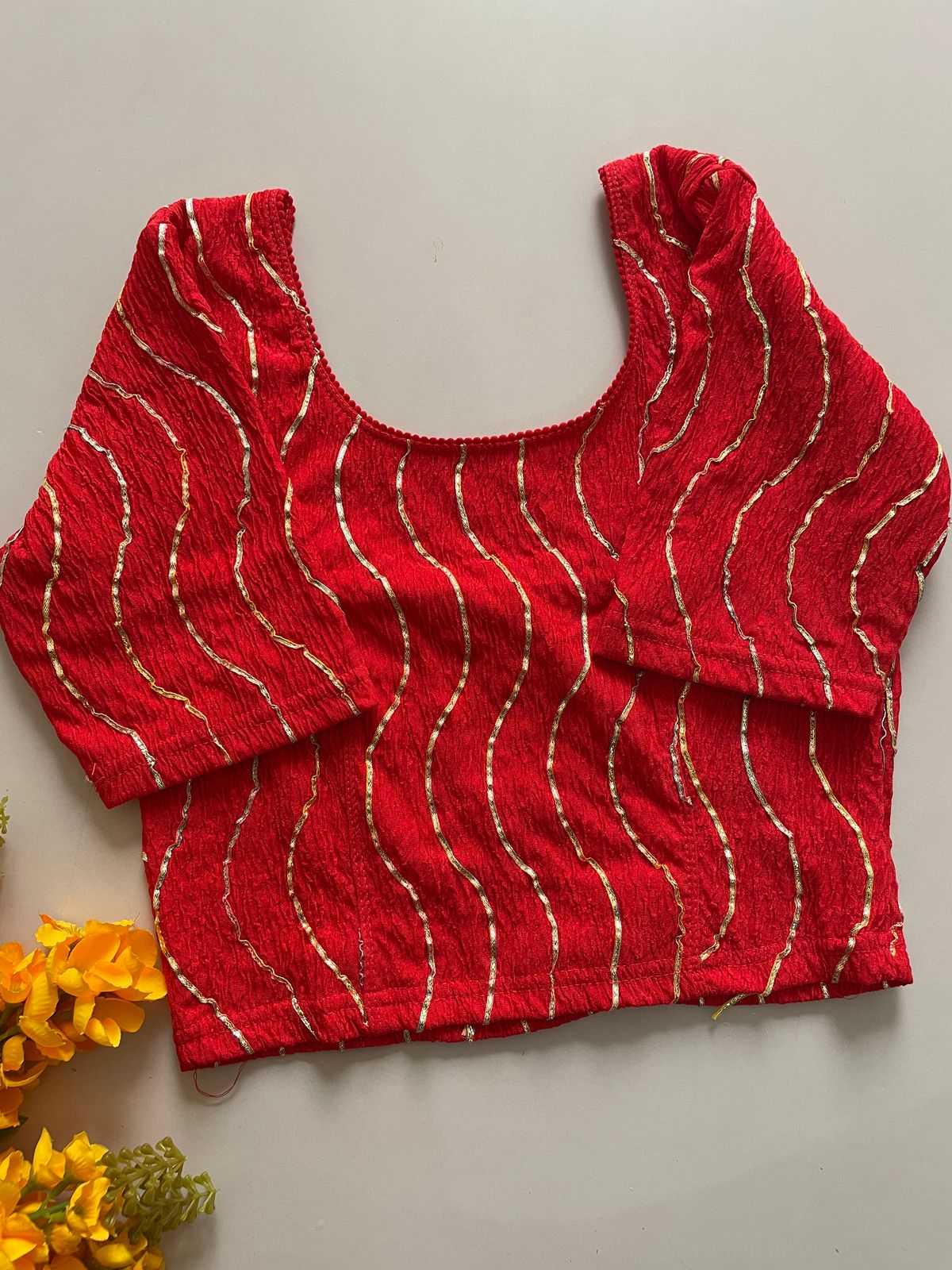 Ynf Cotton Lycra KESH426 GOTTA Readymade Blouses Wholesale Designer Blouse Cotton Blouse Party Wear Blouse Manufacturer
