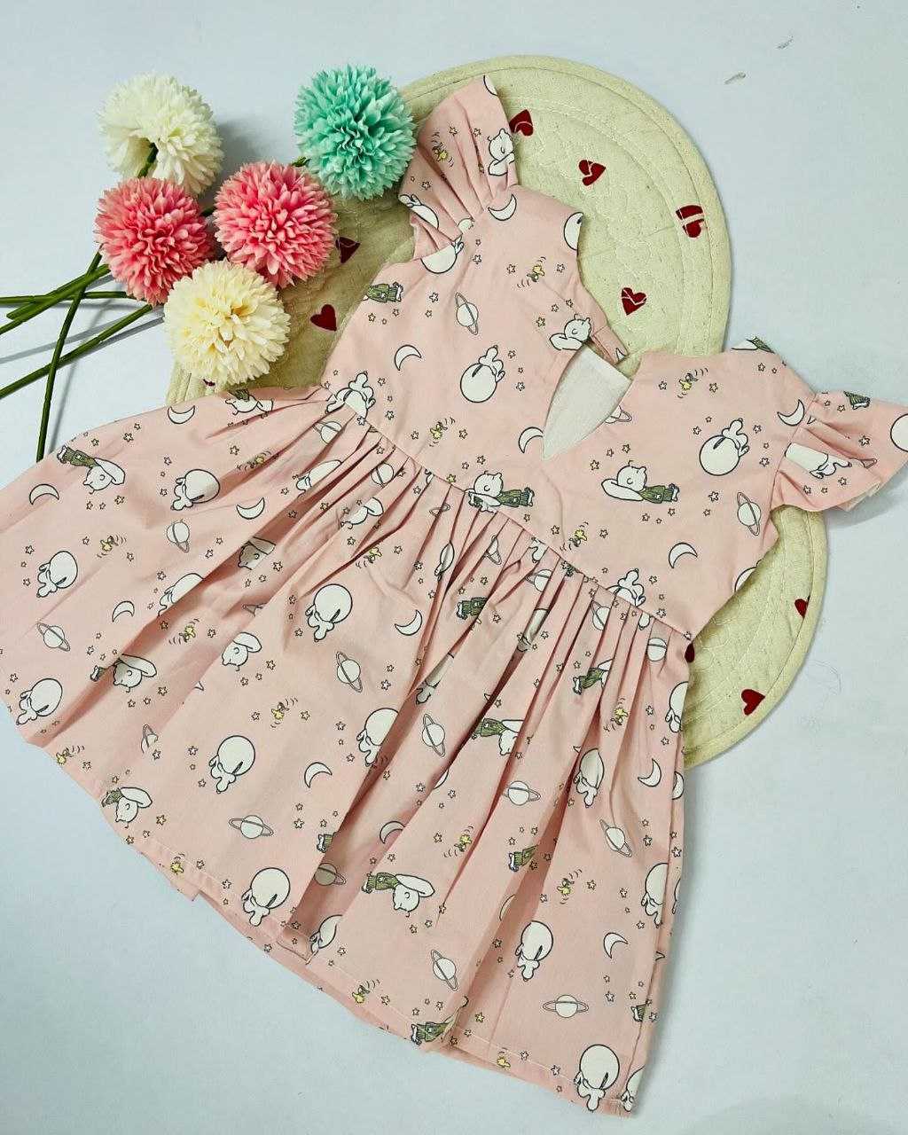 Ynf Cotton RIN107 355 Kids Wear Wholesale Kids Frocks Girls Frock Girls Cotton Frocks Manufacturer
