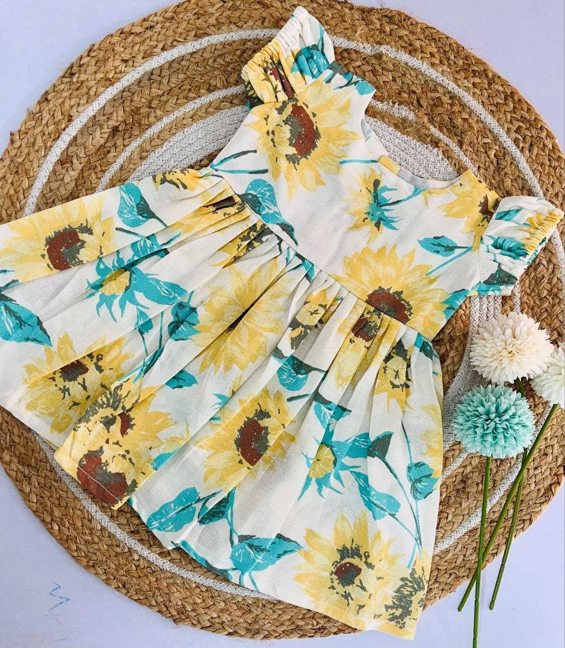 Ynf Cotton RIN107 355 Kids Wear Wholesale Kids Frocks Girls Frock Girls Cotton Frocks Manufacturer