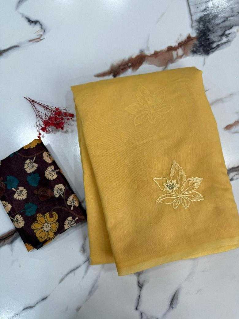 Ynf Cotton RIN178 flower Sarees Wedding Collections Festive Collections Wholesale Sequence Sarees Embroidered Sarees Cotton Sarees Manufacturer
