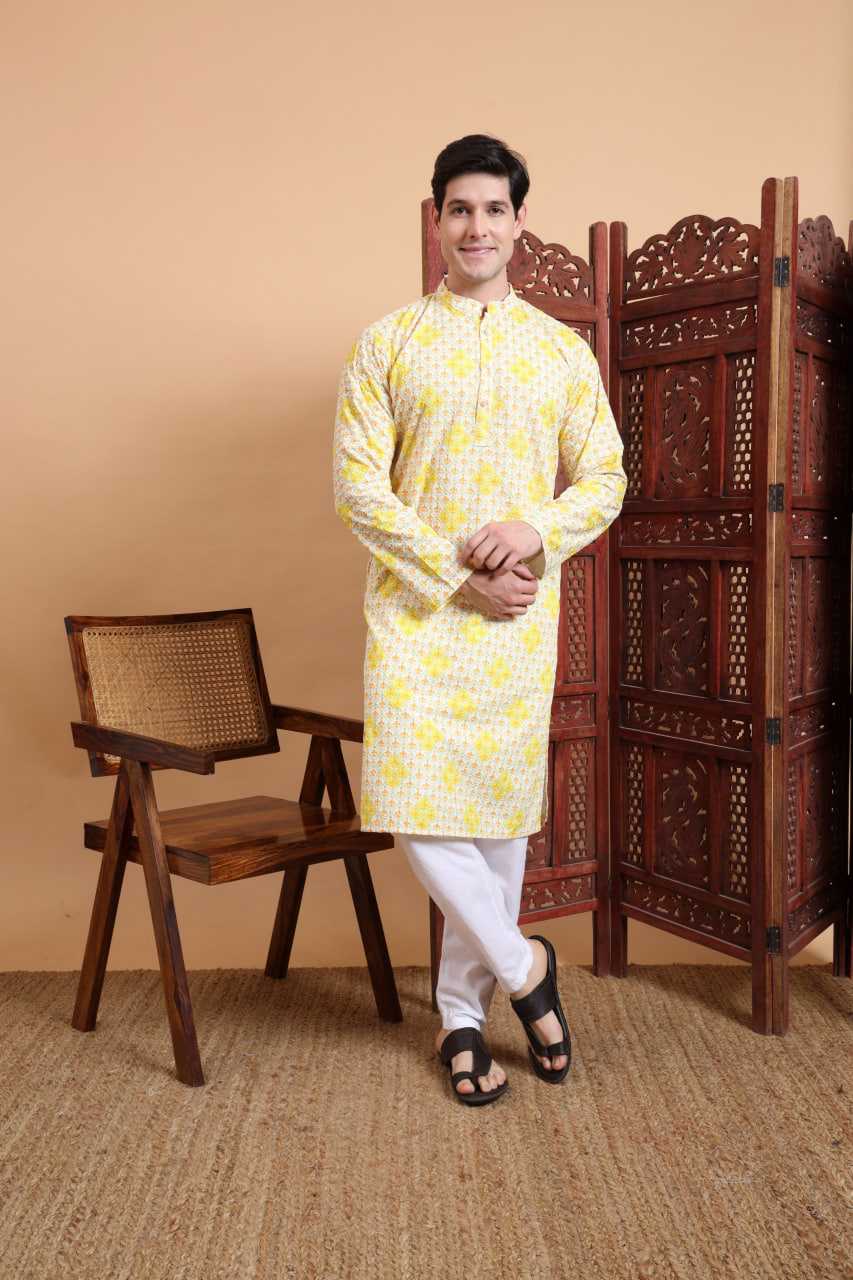 Ynf Cotton RIN188 KILLER10 Mens Wear Wholesale Mens Kurtas Men Cotton Kurta Men Wedding kurta Manufacturer