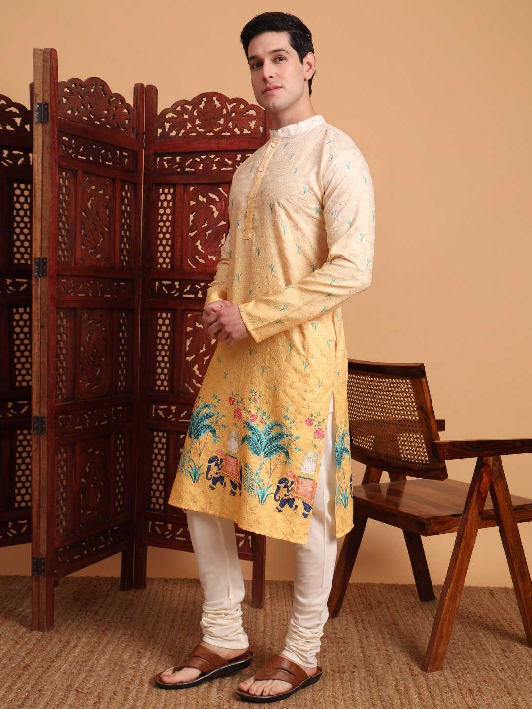 Ynf Cotton RIN188 KILLER3 Mens Wear Wholesale Mens Kurta Pyjama Manufacturer