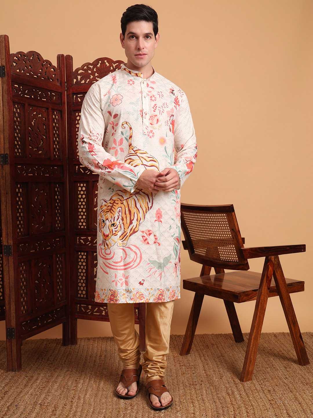 Ynf Cotton RIN188 KILLER3 Mens Wear Wholesale Mens Kurta Pyjama Manufacturer