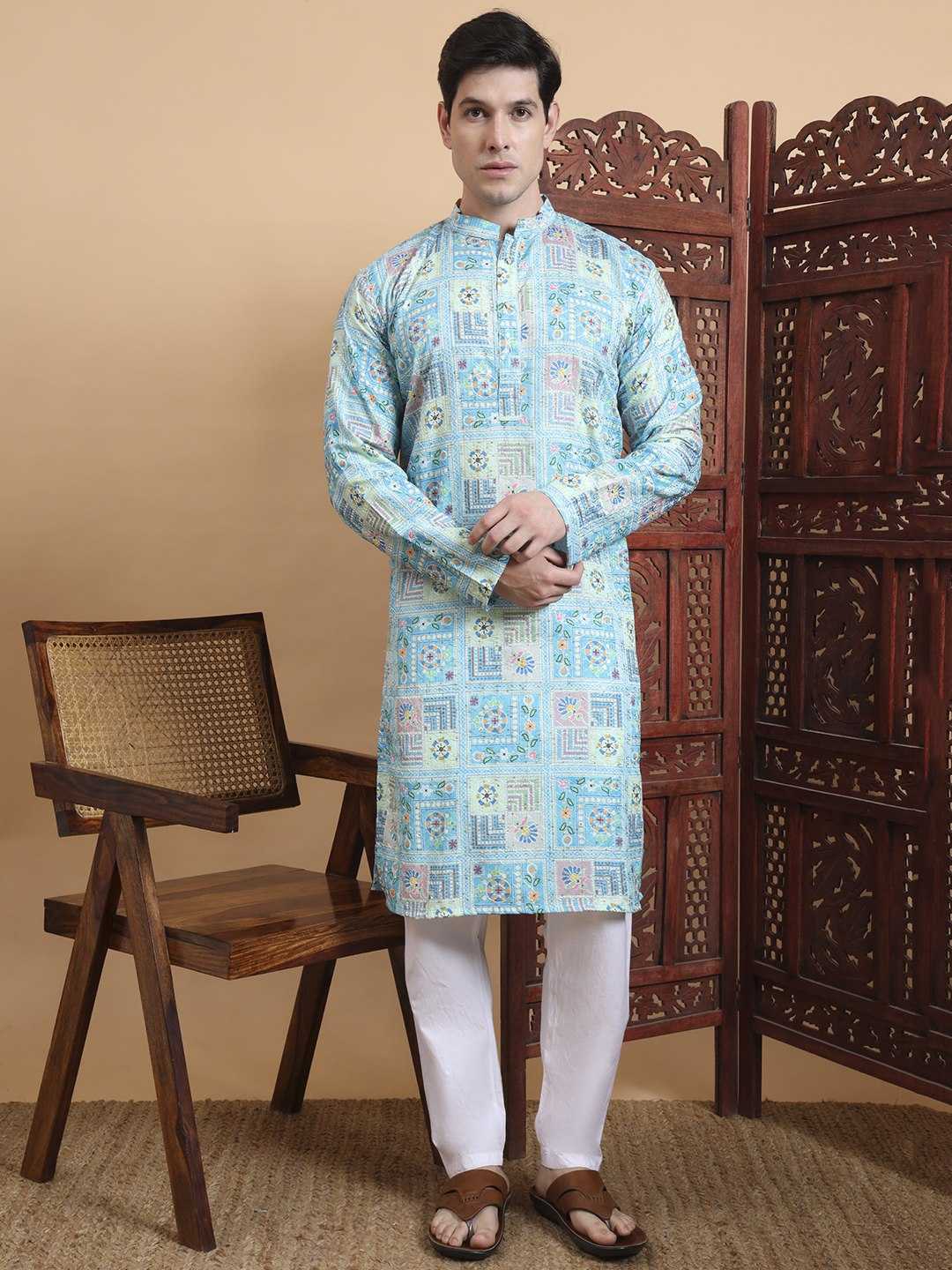Ynf Cotton RIN188 KILLER9 Mens Wear Wholesale Mens Kurtas Men Cotton Kurta Men Wedding kurta Manufacturer