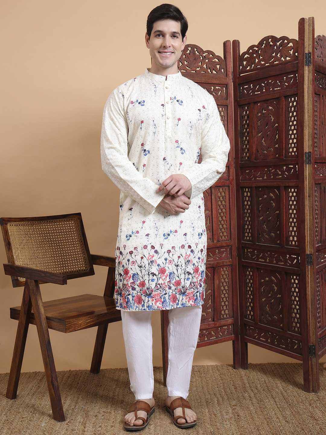 Ynf Cotton RIN188 KILLER9 Mens Wear Wholesale Mens Kurtas Men Cotton Kurta Men Wedding kurta Manufacturer